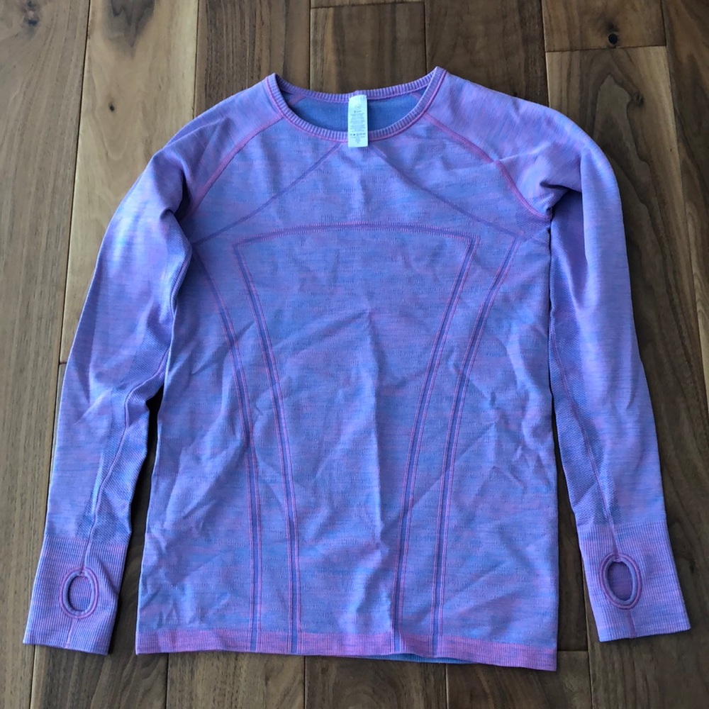 ivivva long sleeve purple and pink